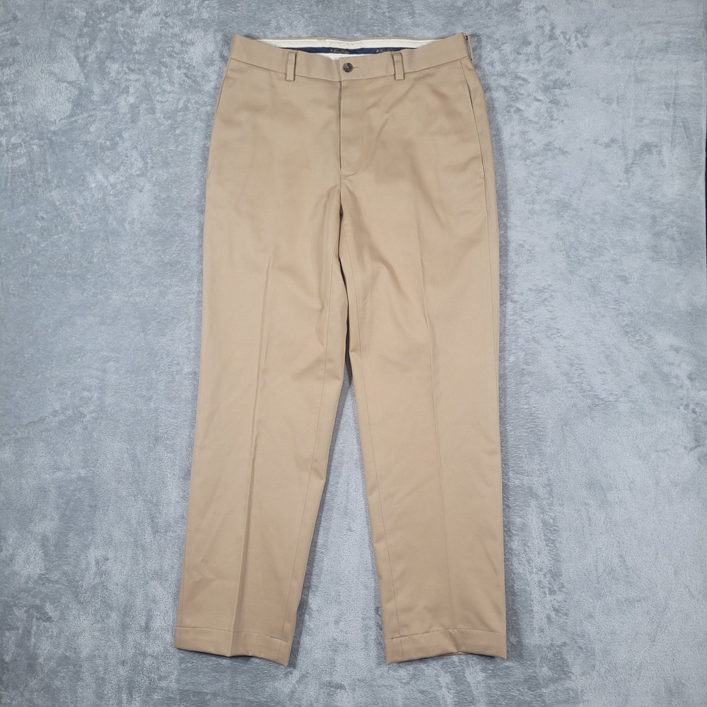 Brooks Brothers Pants Mens 31x32 (Fits 31x30) Tan Clark Advantage Chino Khaki